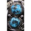 Image 3 : Navajo Sterling Turquoise Ring, Size 14