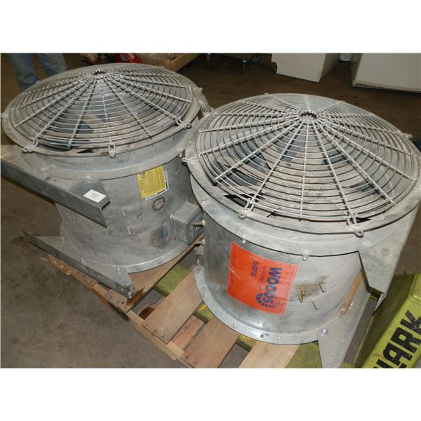 2 Exhaust Fans