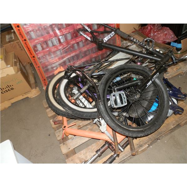 Pallet Of Mixed Bicycle Parts