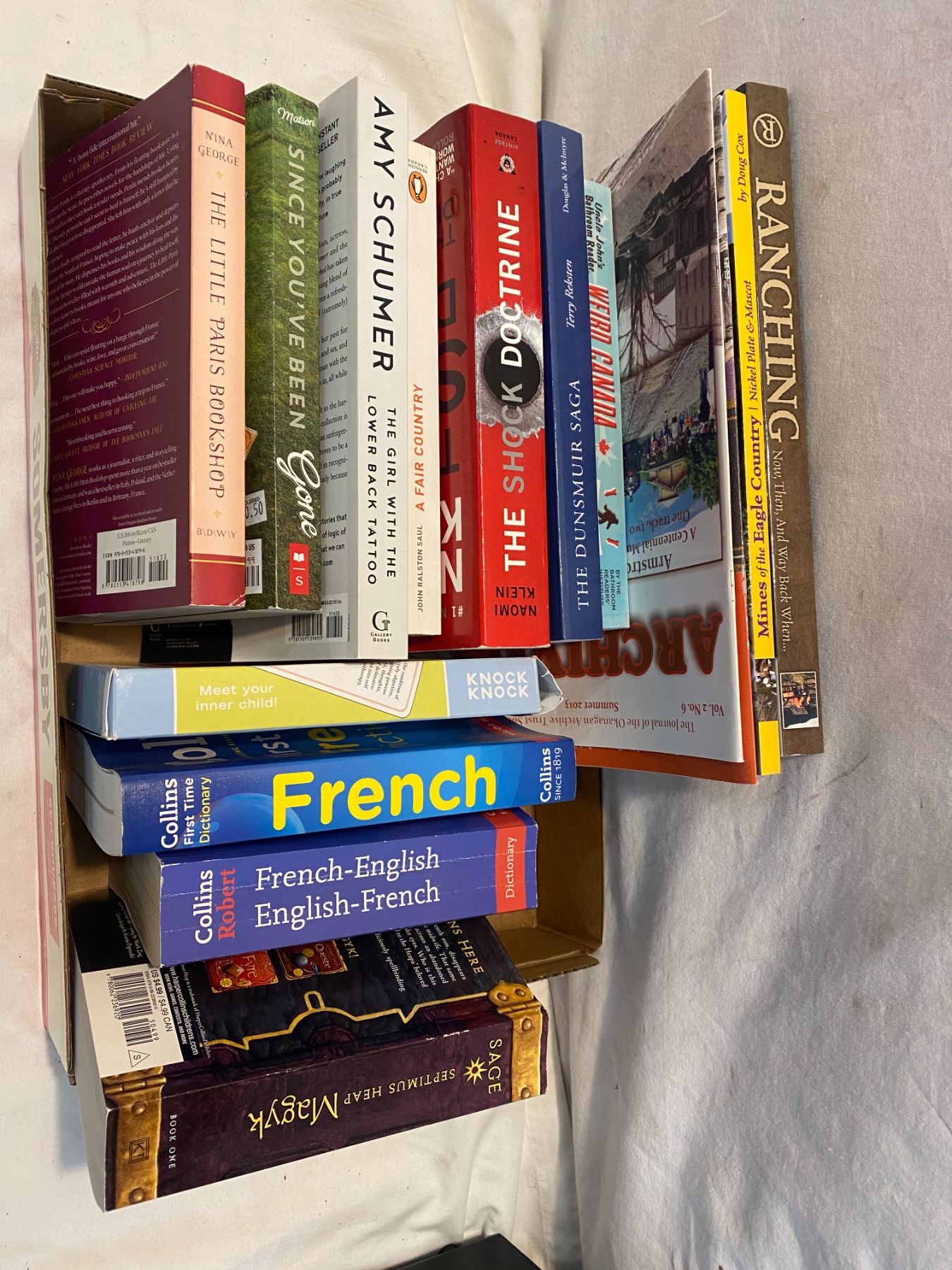 Assorted books