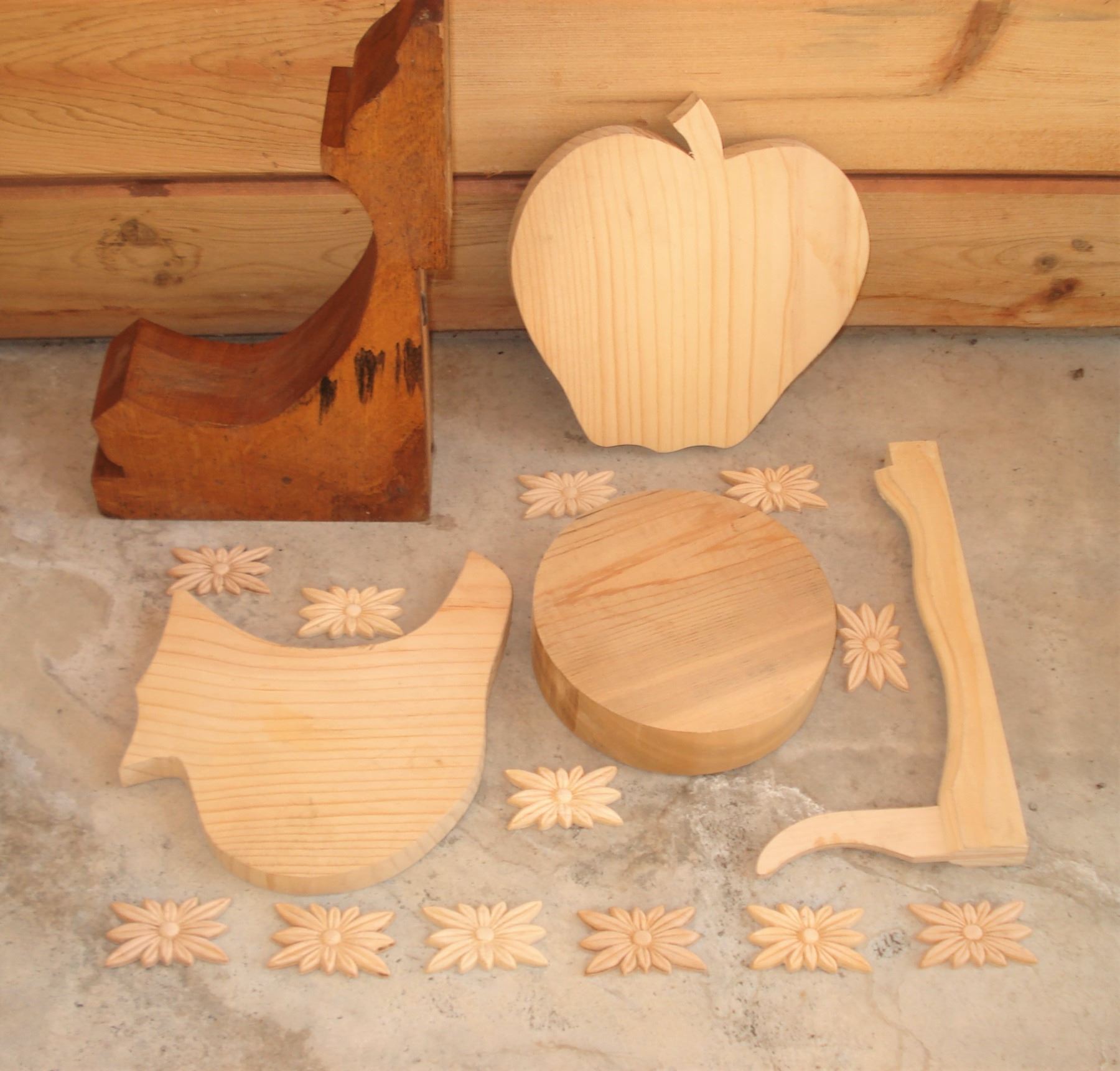 Assorted Wood shapes