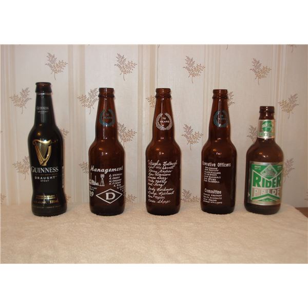Assorted Beer Bottles