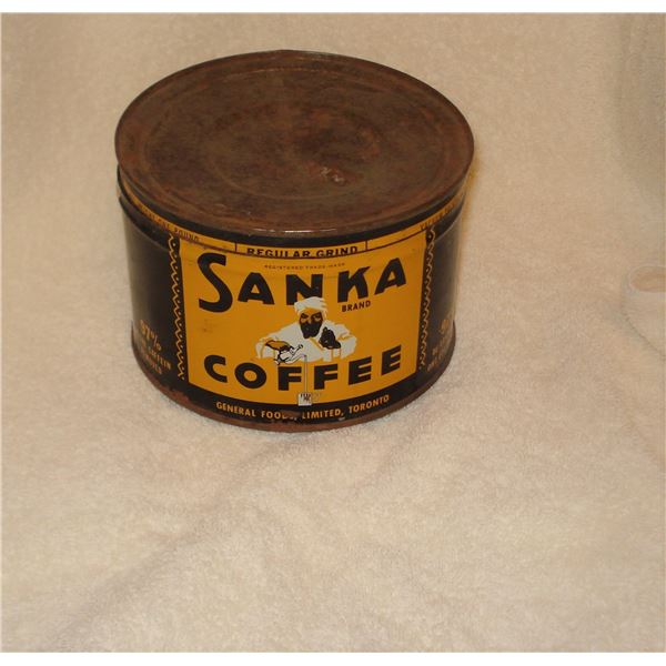 Vintage Sanka Coffee Tin