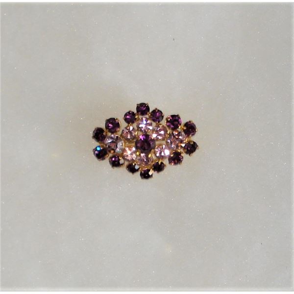 Vintage Austrian crystal brooch