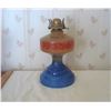 Image 1 : vintage blue oil lamp