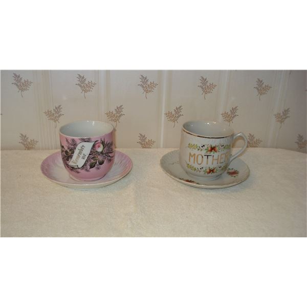 pair old teacups