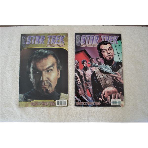 pair Star Trek Comics