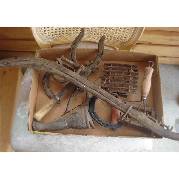 Flat vintage Horse Related