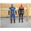 Image 2 : Captain America and Spiderman Action Figures