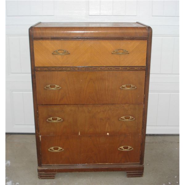 Vintage Waterfall Dresser