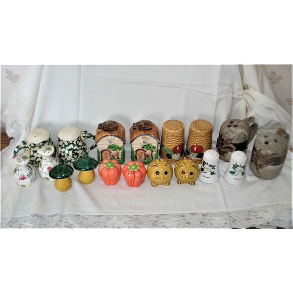 Assorted Salt and Pepper Shakers