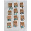 Image 1 : Dealers Lot New Turquoise coloured earrings