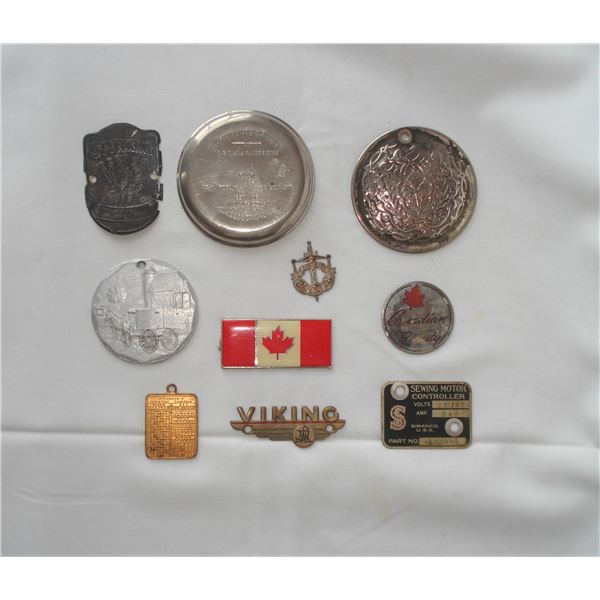 Assorted Metal "plates"