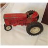 Image 2 : Vintage Metal Tractor and old framed Massey Ad