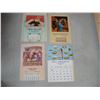 Image 1 : 4 Vintage Calendars