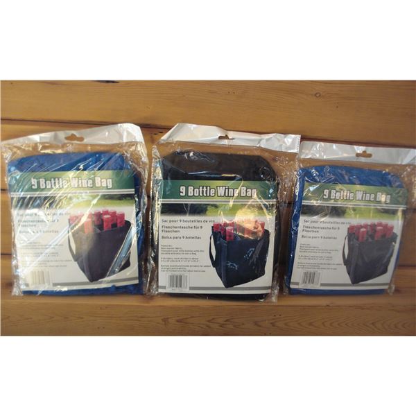 3 new packs of wine bottle holders