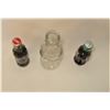 Image 2 : Lot of 3 mini Coke Bottles  2 glass  1 plastic