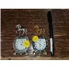 Image 1 : pair of small horse clocks