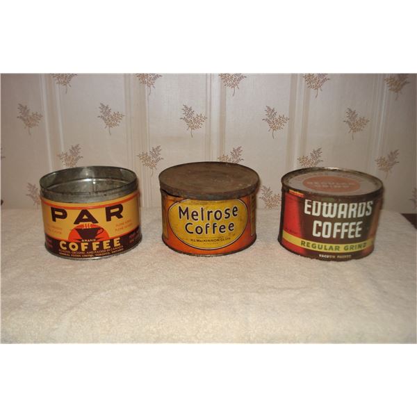 Old Coffee Tins