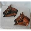 Image 1 : Pair of Chalkware Horse Heads