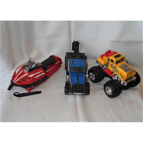 Kids Toys  Snowmobile and trucks