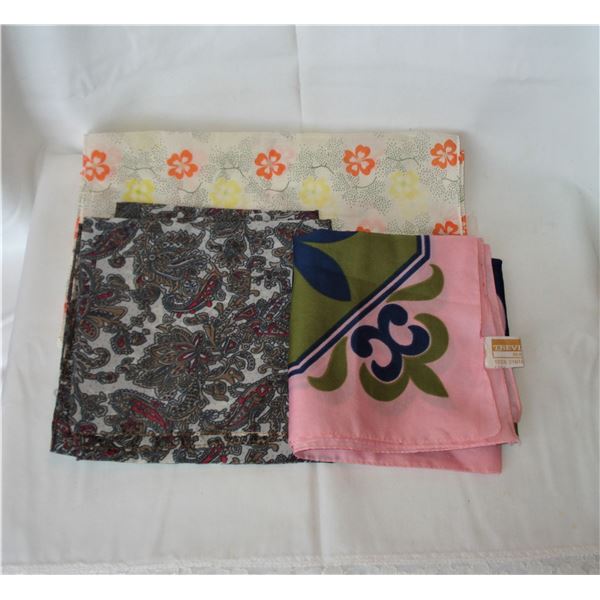 3 vintage Scarves