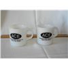 Image 1 : pair vintage advertising mugs