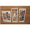 Image 1 : 3 Collectible Prints Lisa  1960;s