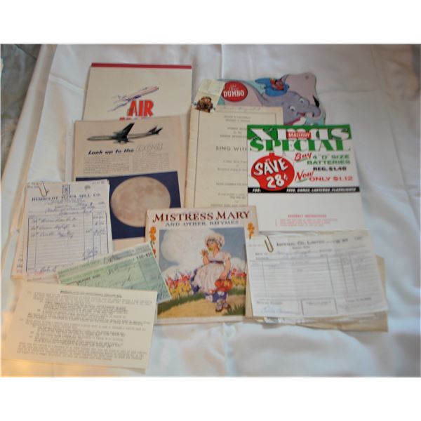 Assorted Paper Lot  Children's books &misc.