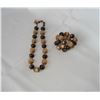 Image 1 : Single Strand Bead Necklace with Matching Bracelet