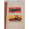 Image 1 : pair vintage sports car trade cards