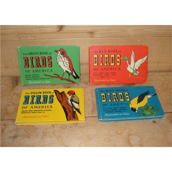 4 Vintage Books Birds of America