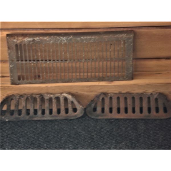 3 antique grates
