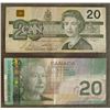 Image 1 : Pair of paper $20.00 bills