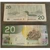Image 2 : Pair of paper $20.00 bills
