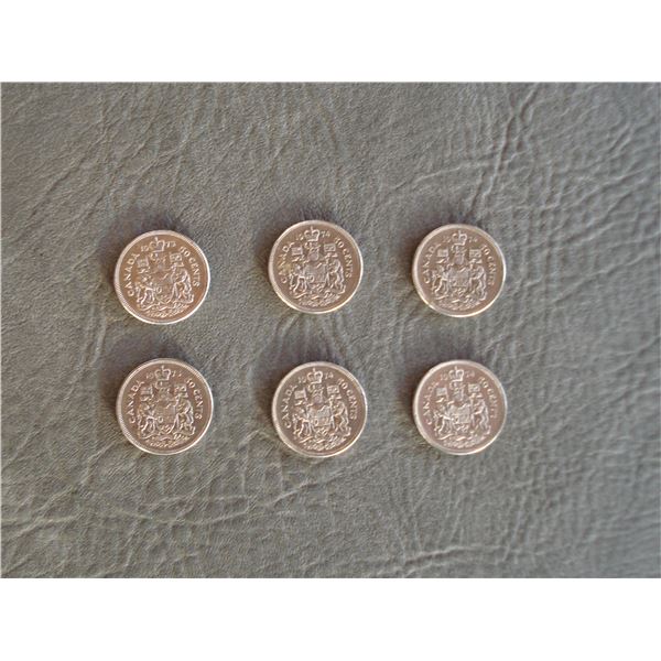 6  50Cent Pieces  2  1973   4 1974