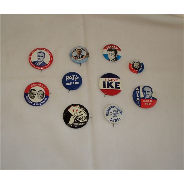 Reproduction US political pinbacks