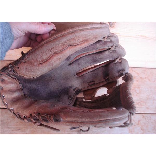 Vintage Cooper ball glove and ball
