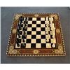 Image 1 : Large Chess Board with wood game pieces