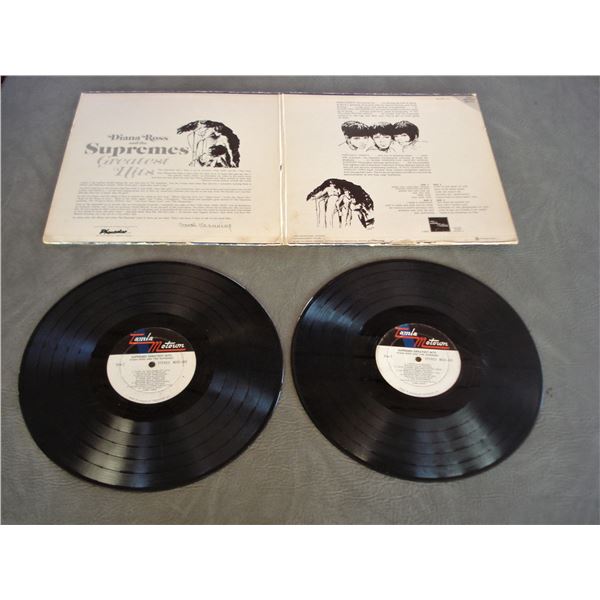 Double Album Set Diana Ross and Supremes with original Posters  Very used condition