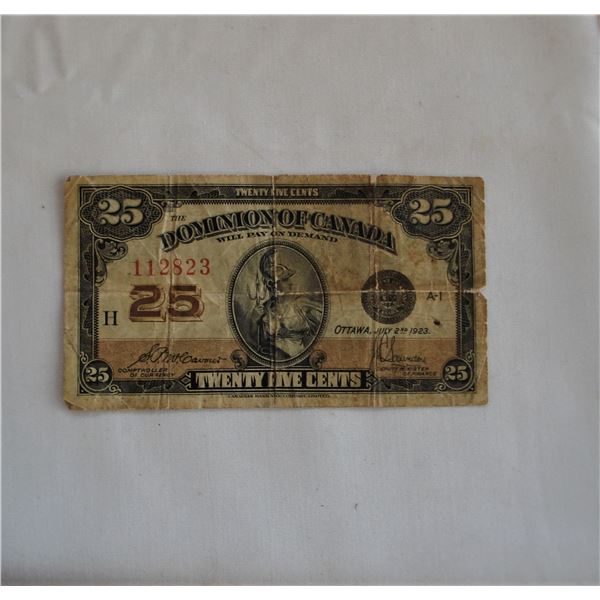 Shin Plaster  Worn condition