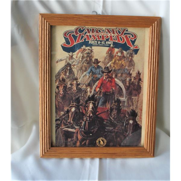 Framed Vintage Calgary Stampede