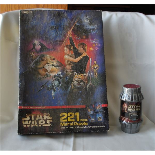 Vintage unopened Star Wars Puzzle and candy