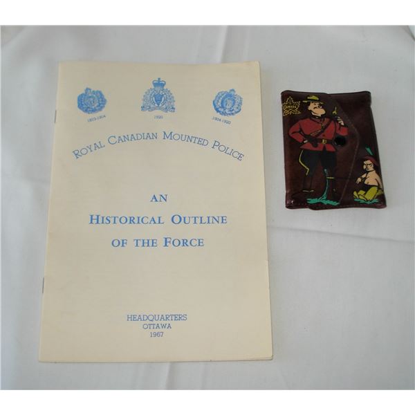 Vintage RCMP Booklet and  Keychain