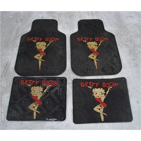 Set of Betty Boop car -truck mats