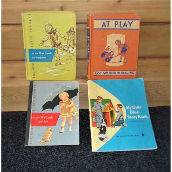 4 Readers  two hard cover  2 soft cover