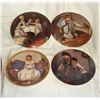 Image 1 : Set of 4 Norman Rockwell Collector Plates