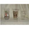 Image 1 : 3 Different Collectible Coke Glasses