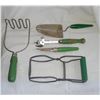 Image 1 : Assorted Vintage Kitchen Utensils  Green
