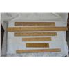 Image 2 : Assorted old Rulers